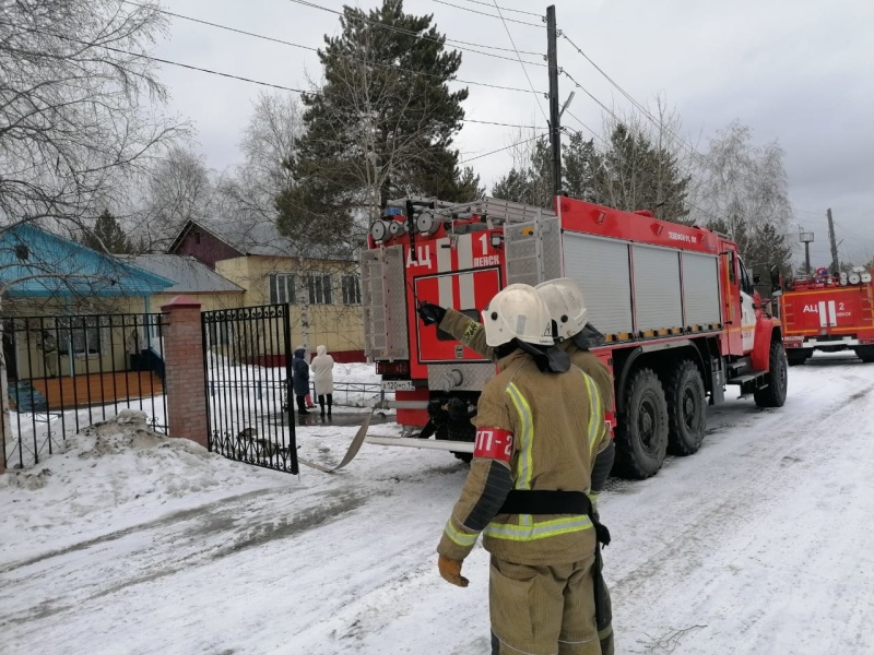 Ленские огнеборцы успешно провели пожарно-тактические учения