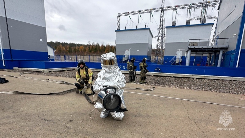 Огнеборцы проверили свою готовность к тушению пожаров на потенциально опасных объектах