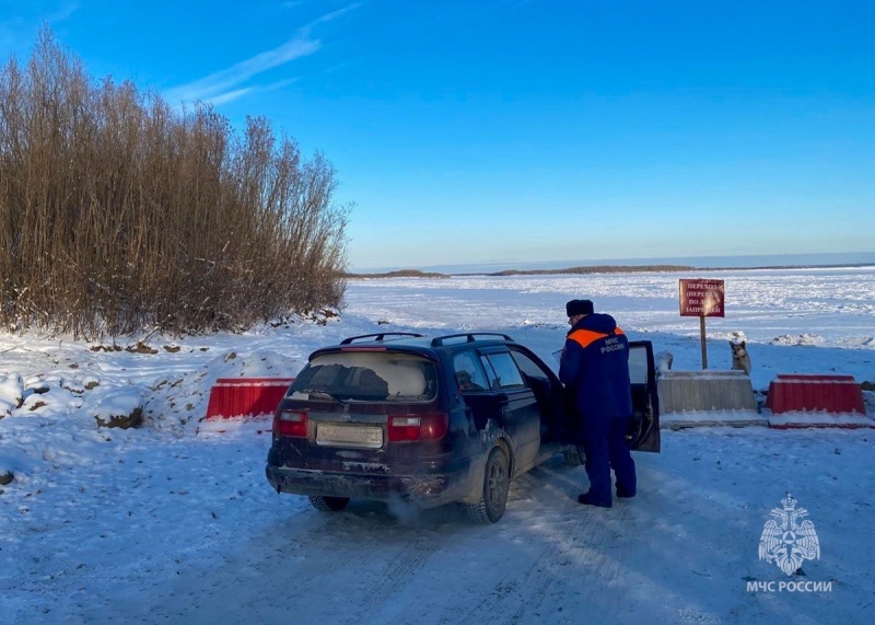 Вторую ледовую переправу открыли в Жиганском районе республики