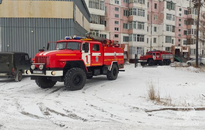 В городе Якутске горел автомобиль "Газель"