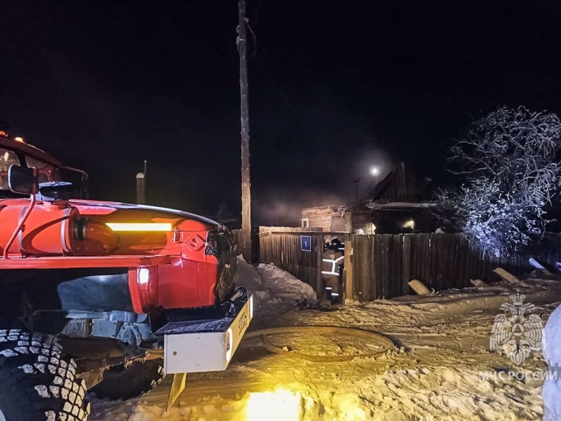 Благодаря оперативным действия огнеборцев спасен жилой дом в городе Нерюнгри